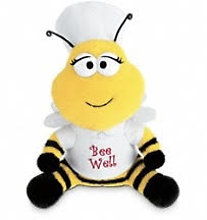 A plush nurse bee
