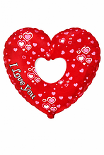 24\" I Love You Red Heart Balloon