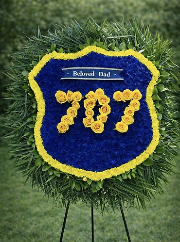 Shield Floral Tribute