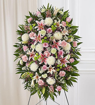 Deepest Sympathies Pastel Standing Spray