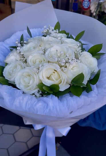 White Roses Bouquet