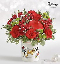 Disney Mickey Mouse & Friends Holiday Cookie Jar