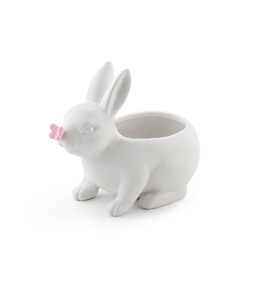 Bunny with Butterfly Planter