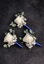 Rose Boutonnière Trio
