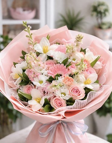 Pink Whisper Bouquet