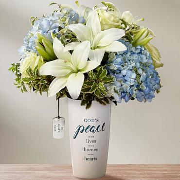 DaySpring&reg; In God&#39;s Care&trade; Bouquet - Blue & White