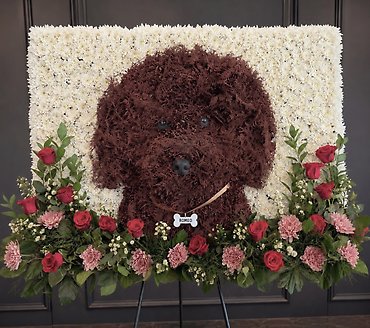 Custom Floral Pet Tribute