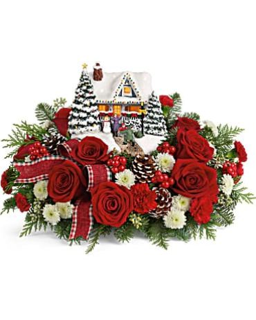 Beautiful Thomas Kinkade\'s Hero\'s Welcome Bouquet