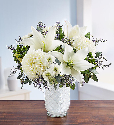 Pure Elegance Bouquet  for Sympathy