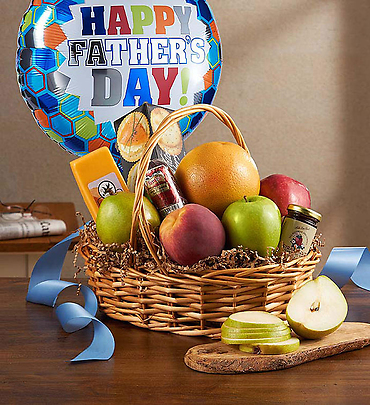 Fruit &amp; Gourmet Basket for Dad