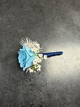 Blue Spray  Rose Boutonnière