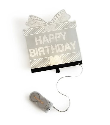 Happy Birthday LED Light Pick