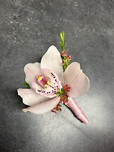 Blush Pink Orchid Boutonnière