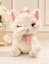 Blush Kitty Plush with Flower Charm