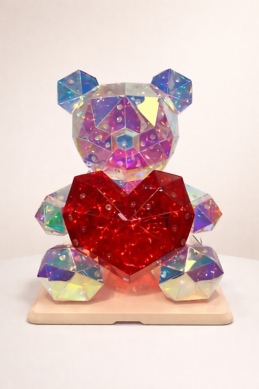 Love Teddy Bear w/lights