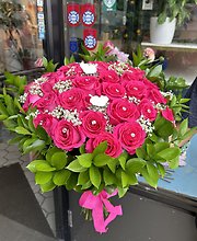 Hot pink Roses