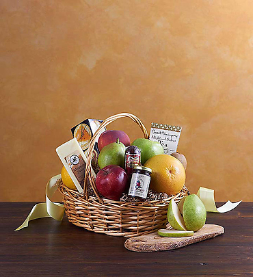 Deluxe Fruit & Gourmet Basket