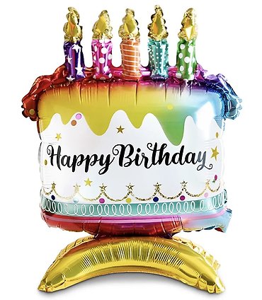 Birthday Cake Balloon (Air Sitter)