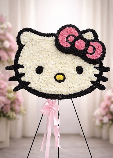 Custom Hello Kitty Floral Tribute