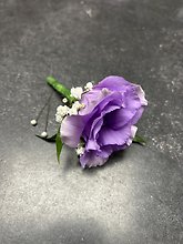 Lavender Lisianthus BoutonniÃ¨re