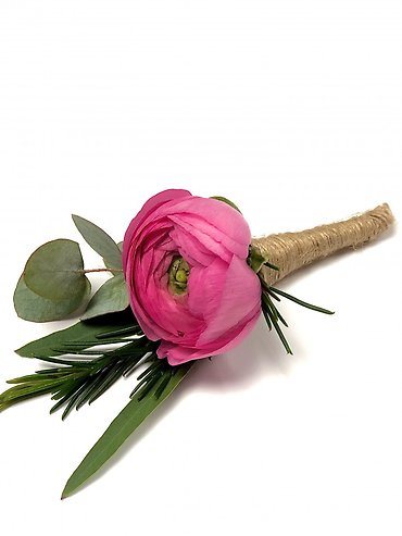 Pink Ranunculus Boutonnière