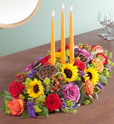 A Garden Of Grandeur For Fall Centerpiece