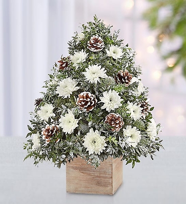Holiday Flower Tree Christmas Enchantment