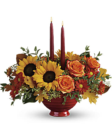 EARTHY AUTUMN CENTERPIECE