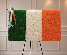 Irish Flag Floral Tribute