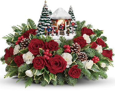 Thomas Kinkade\'s Jolly Santa Bouquet