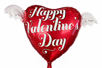 Happy Valentine\'s Day Heart Balloon