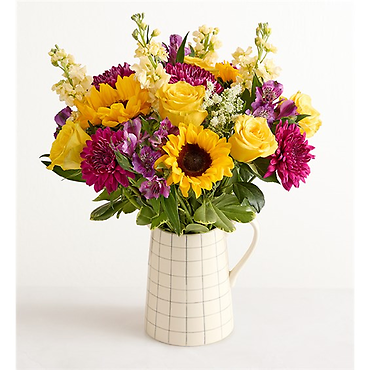 Golden Violet Harmony Bouquet