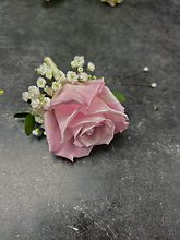 Light Pink Rose Boutonnière