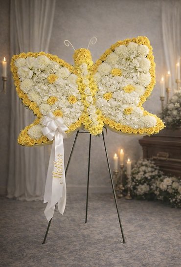 Yellow and White Butterfly Tribute