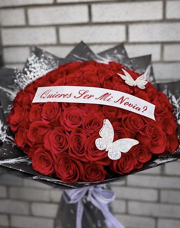 Will You Be Mine Rose Bouquet